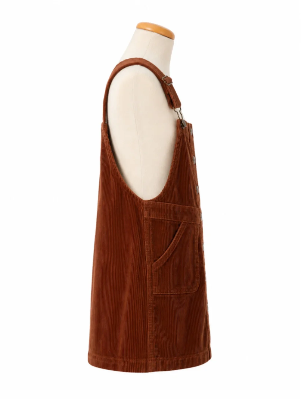 OshKosh B’gosh Chocolate Brown Corduroy Vestbak Jumper – Girls Size 12M